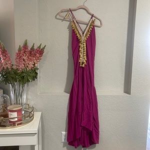 Long dress handmade in Brazil